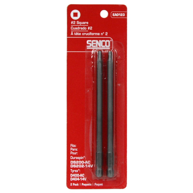 Senco EA0123 DuraSpin #2 Square Bits for DS200 (2 - 2 Packs) - Image 2